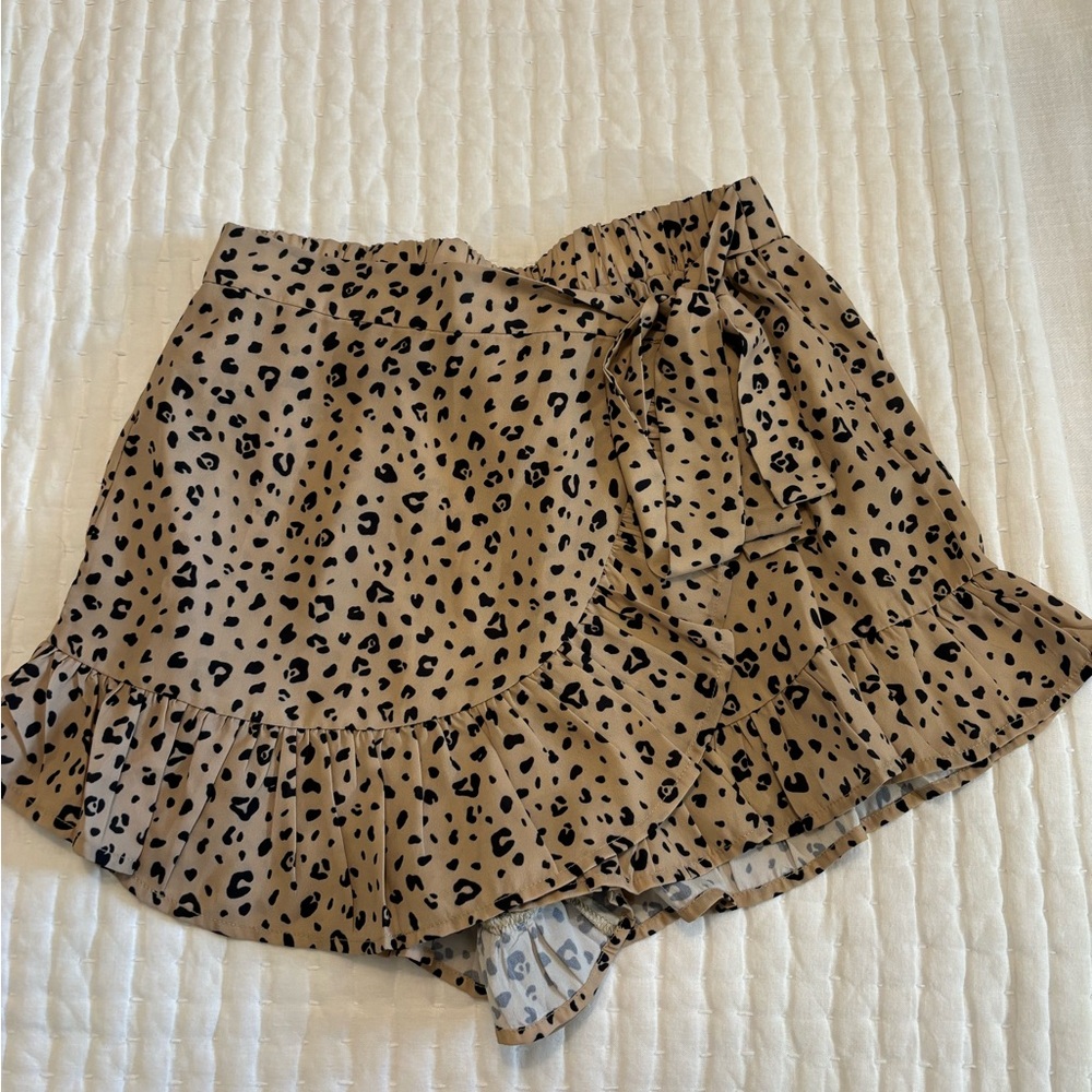 Leopard Print Skort by Illa Illa NWOT